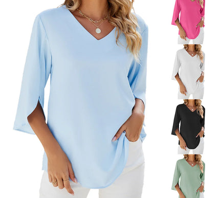 Cara™ | V-neck Blouse - Novela New York