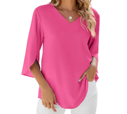 Cara™ | V-neck Blouse - Novela New York