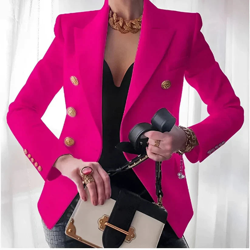 Asha | Elegant Buttoned Coat - Novela New York