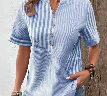 Sandra™ | Classic Striped Top - Novela New York