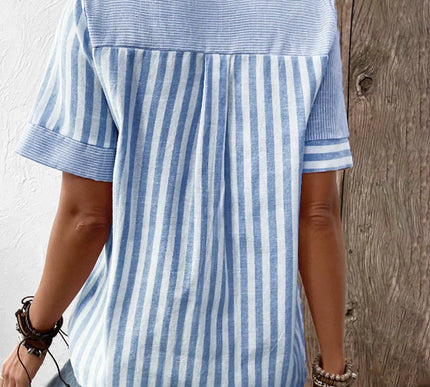 Sandra™ | Classic Striped Top - Novela New York