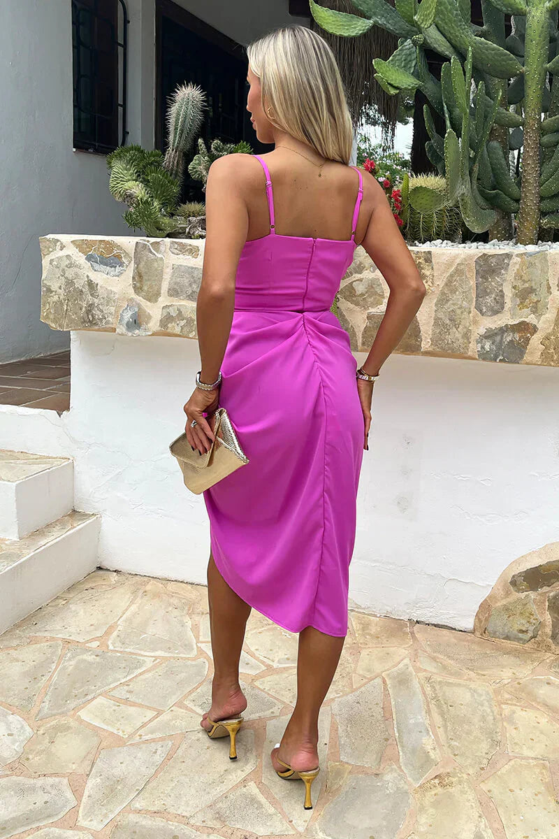 Inès | Satin & Sculpting Dress - Novela New York
