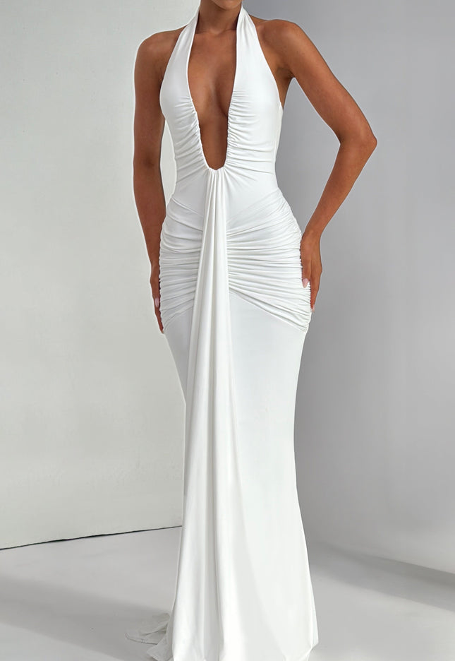 Rosetta | Mermaid Dress & Bold Décolleté - Novela New York