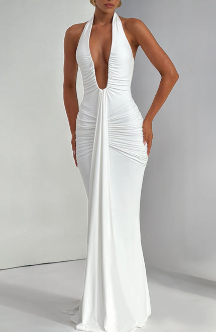 Rosetta | Mermaid Dress & Bold Décolleté - Novela New York