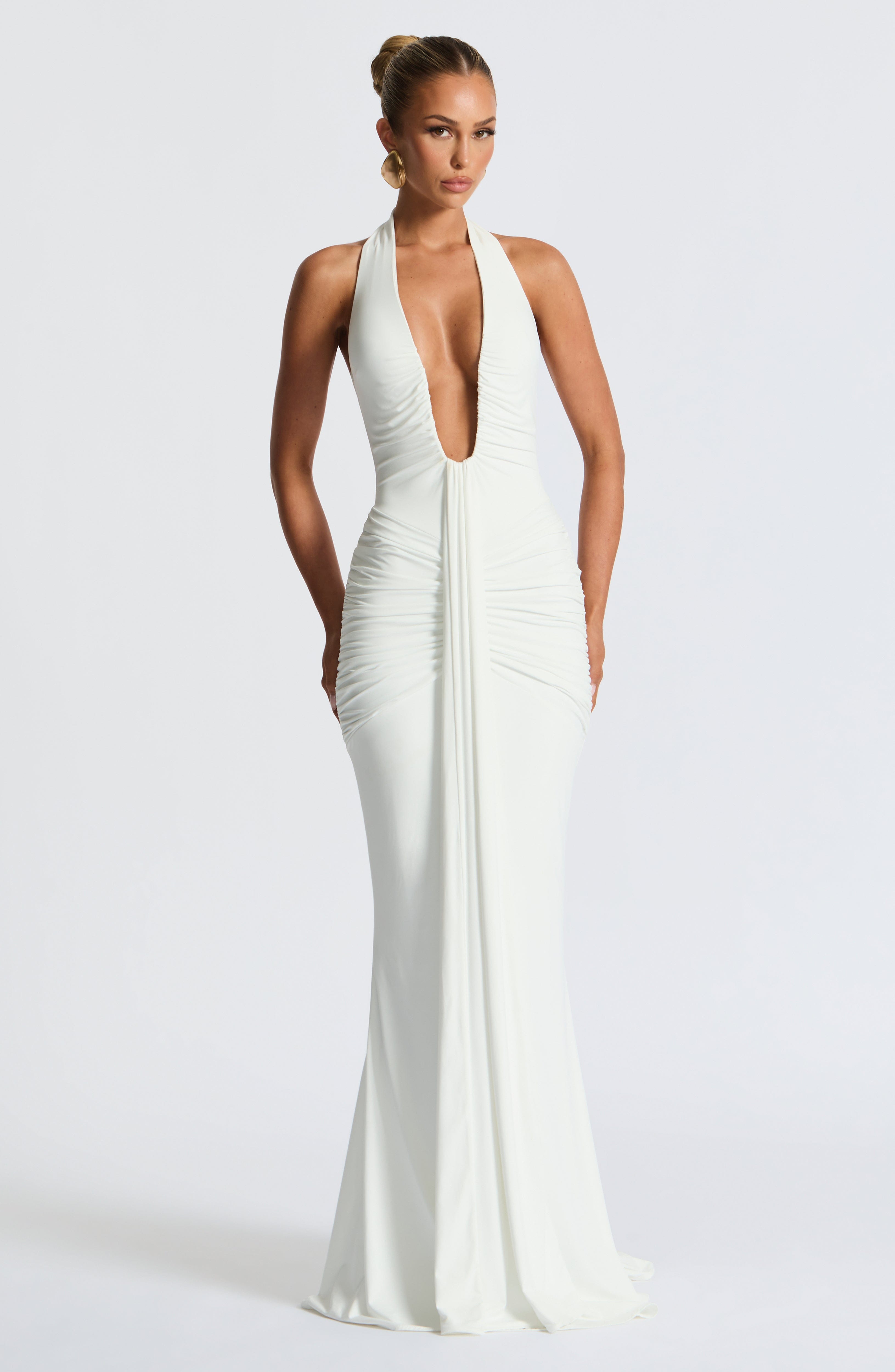 Rosetta | Mermaid Dress & Bold Décolleté - Novela New York