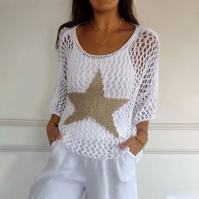 Jiah™ | Starry Knit Top - Novela New York