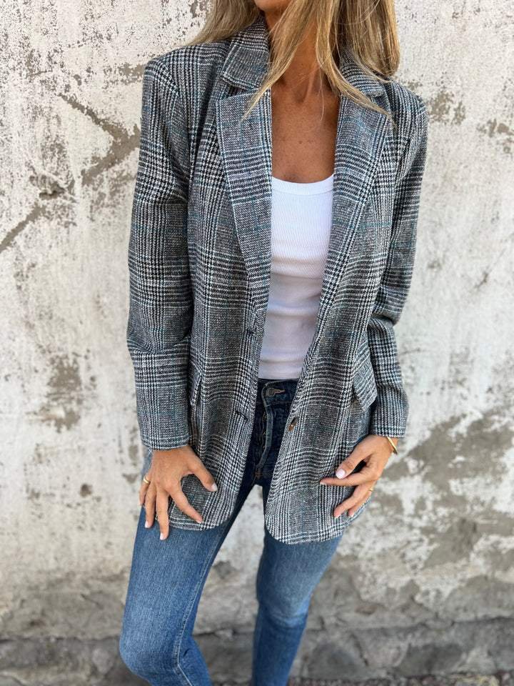 Lynette | Classic Checked Blazer - Novela New York