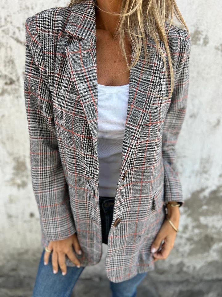 Lynette | Classic Checked Blazer - Novela New York