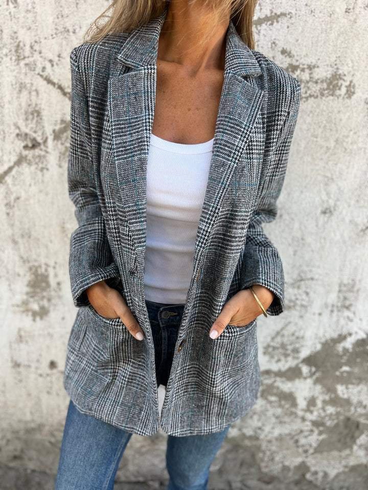 Lynette | Classic Checked Blazer - Novela New York